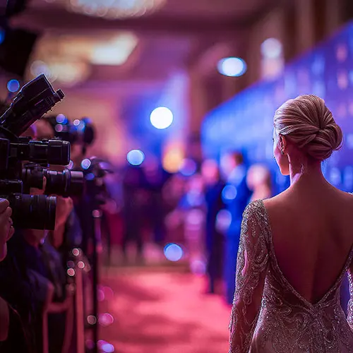 Professionelle Eventausstattung mit Pressewänden und Bühnenrückwänden