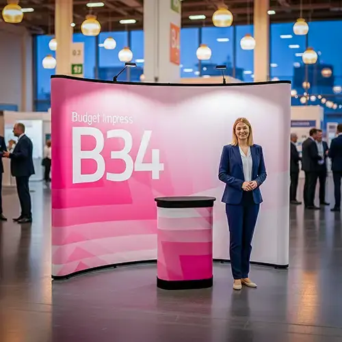 Mobile Leuchtwände und Präsentationssysteme für Events und Messen