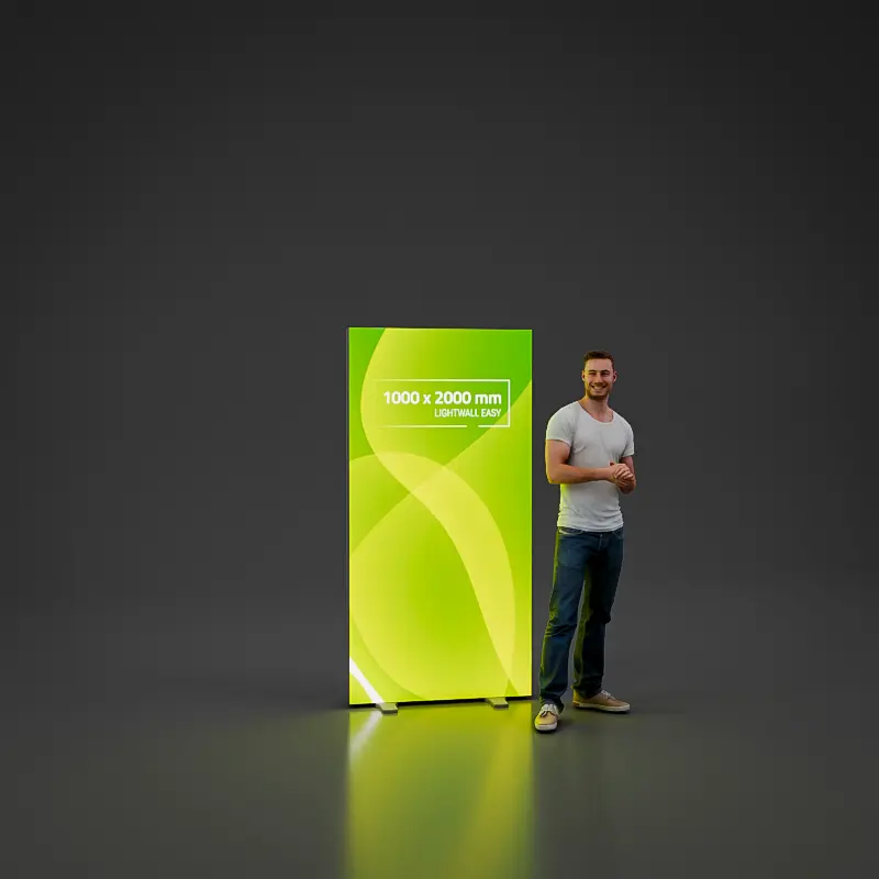 Light Wall EASY - 1000 x 2000 mm