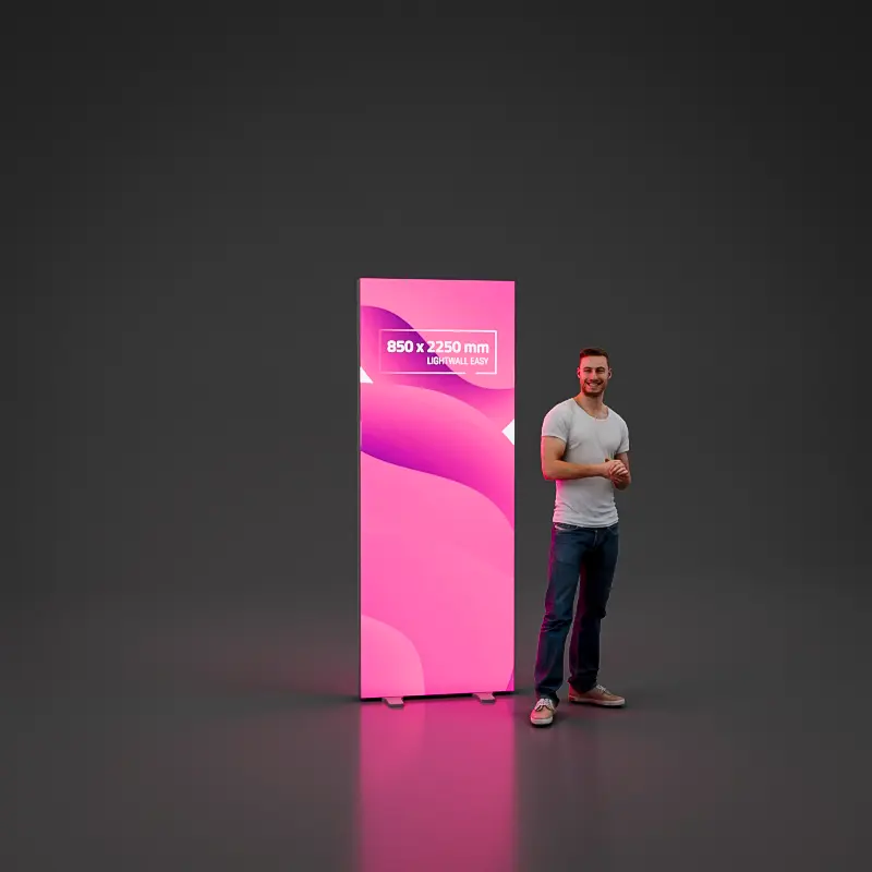 Light Wall EASY - 850 x 2250 mm