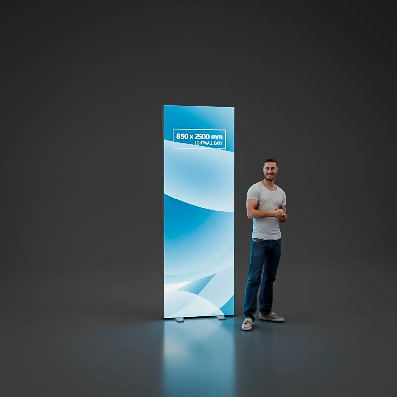 Light Wall EASY - 850 x 2500 mm