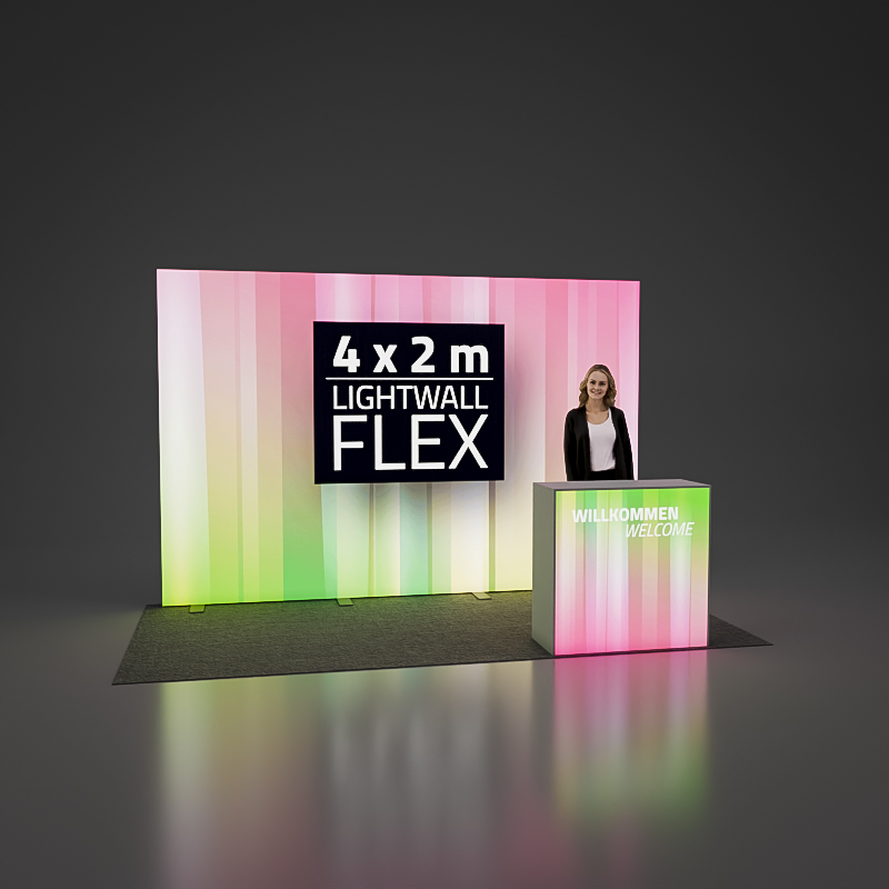 LightWall FLEX - Kopfstand 4 x 2 m