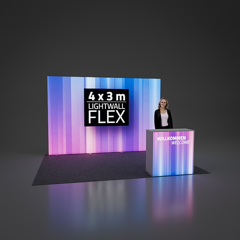 LightWall FLEX - Kopfstand 4 x 3 m