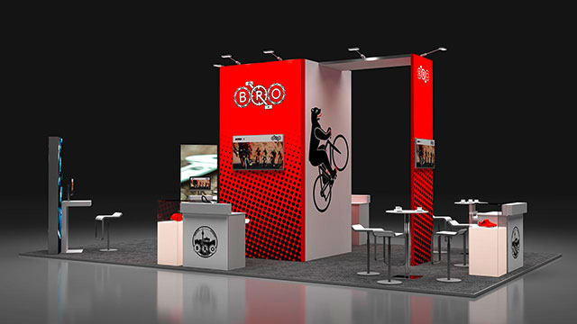 Virtueller Messestand 60qm