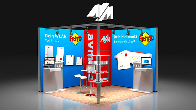 Virtueller Messestand 16qm
