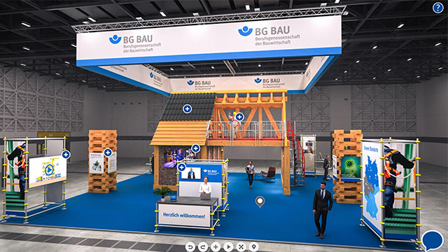 Virtueller Messestand BG Bau