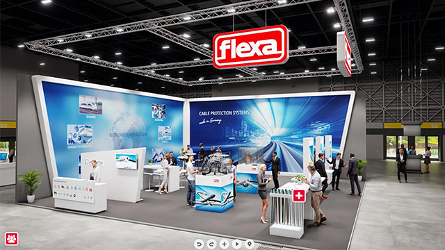 Virtueller Messestand Flexa