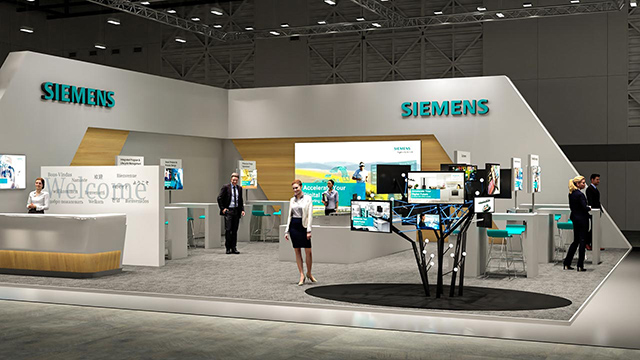 Virtueller Messestand Siemens